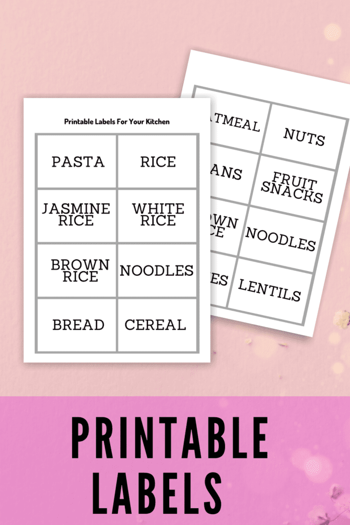 free printable labels