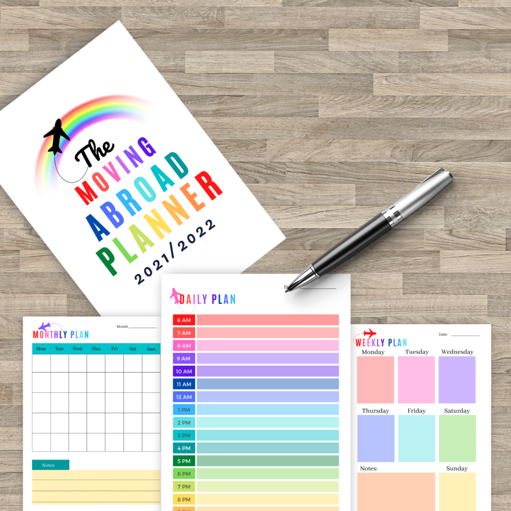 PRINTABLE MOVING ABROAD PLANNER