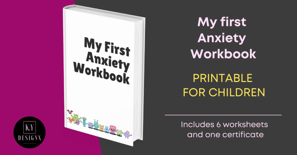 ANXIETY WORKBOOK FOR CHILDREN WITH ANXIETY SELECTIVE MUTISM ADHD