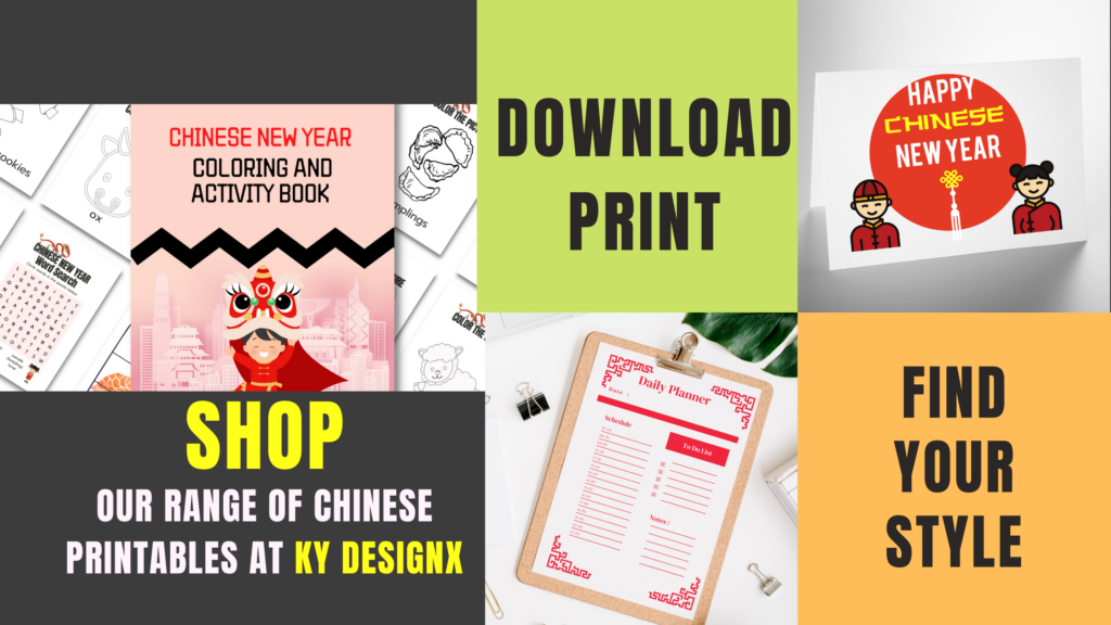 Shop chinese printables