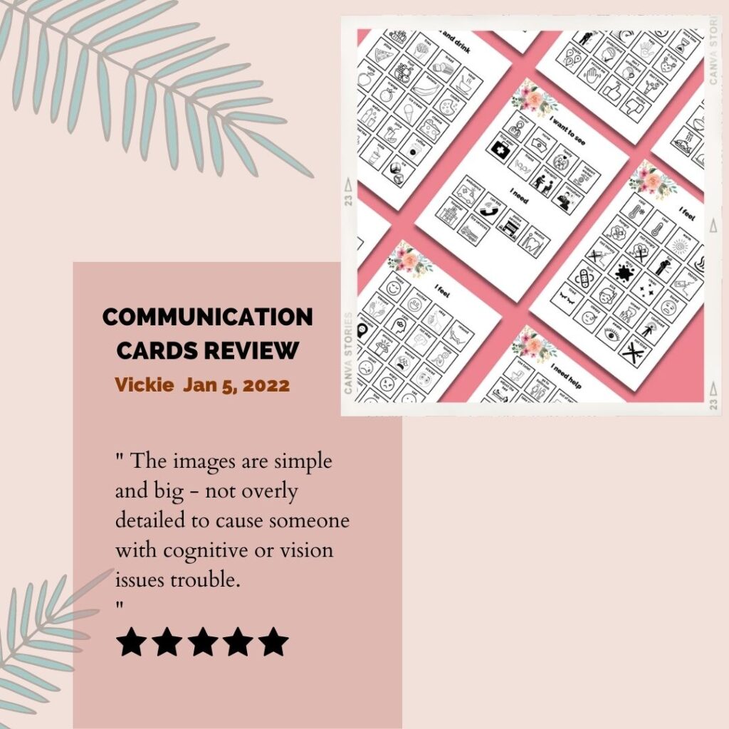 reviews communication cards by kydesignx