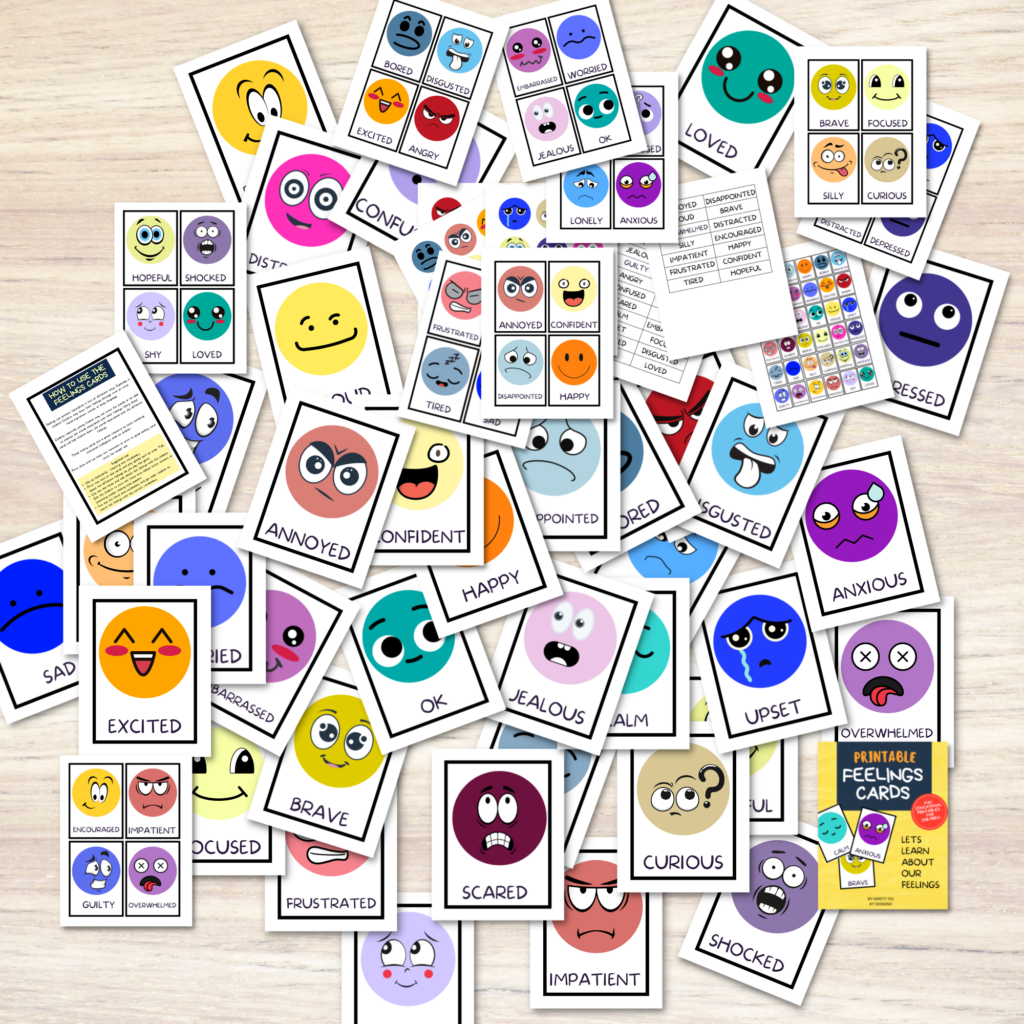 selective mutism and Autism feelings worksheets