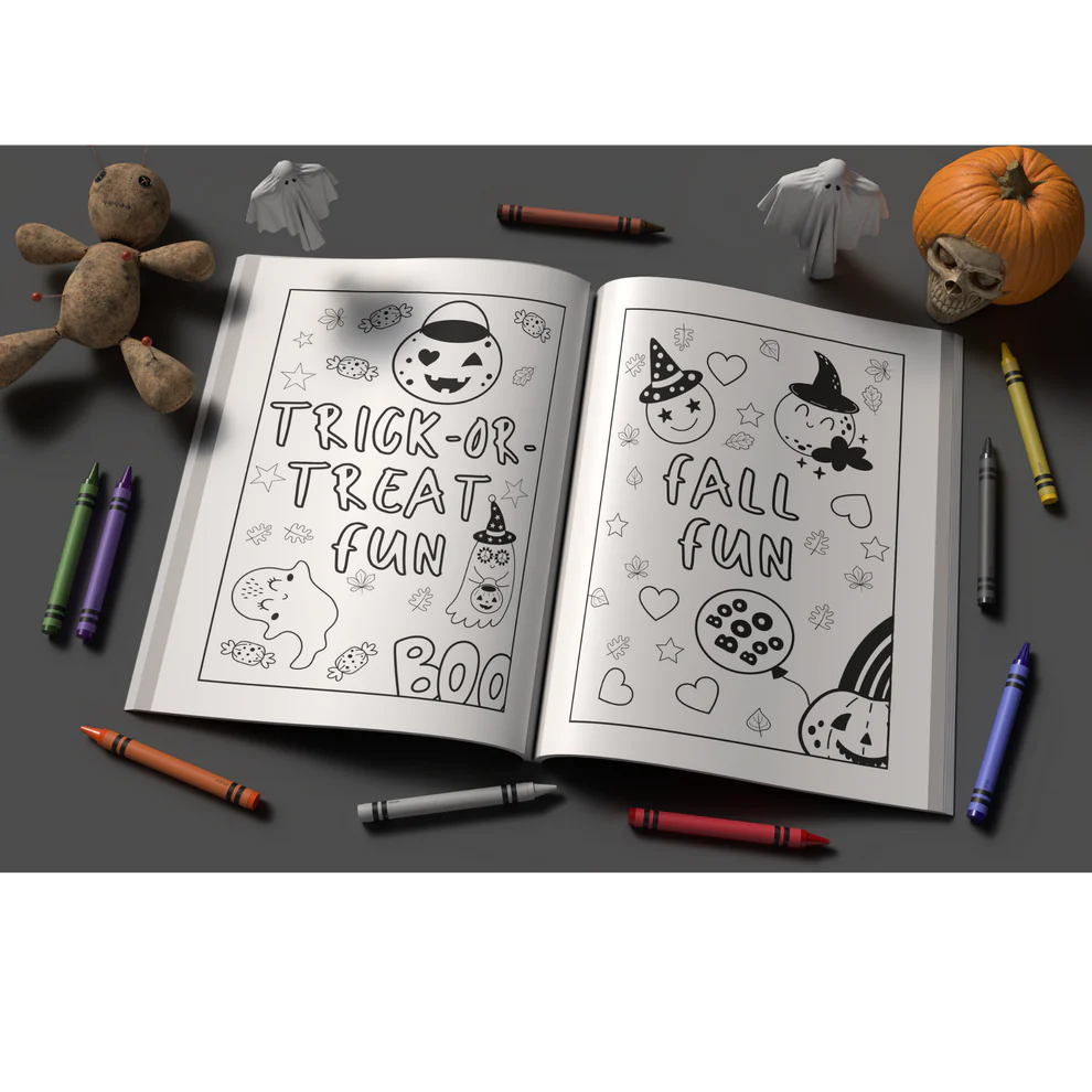 HALLOWEEN COLORING BOOK