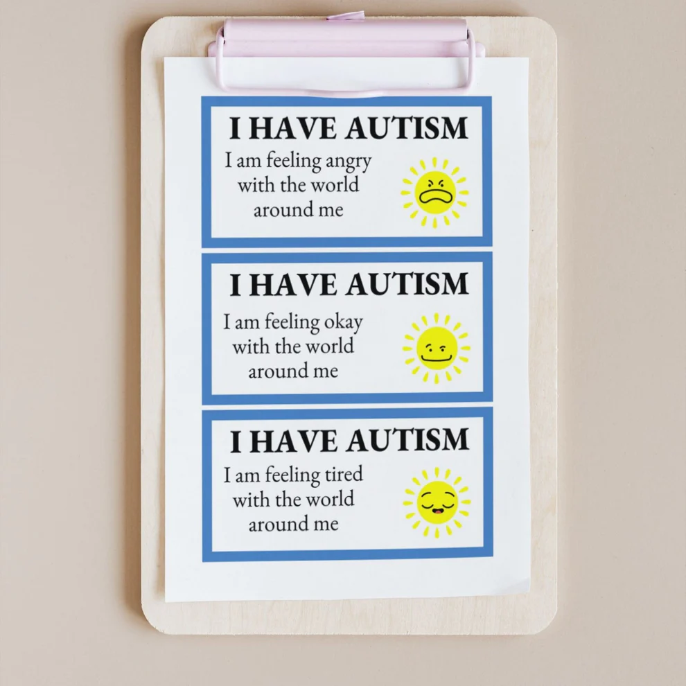 AUTISM AWARENESS COMMUNICATION CARDS